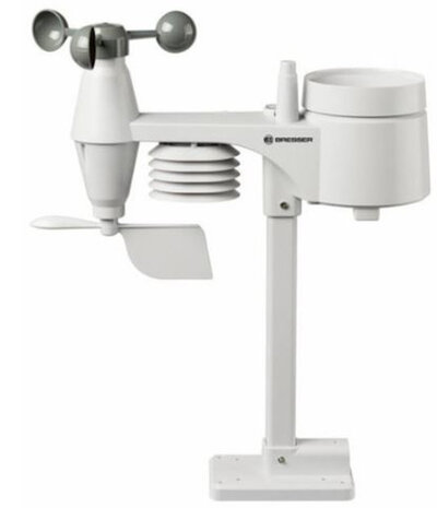weerstation Comfort 5-in-1 20 x 13,8 cm grijs