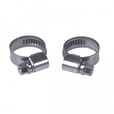 slangklemmen 10/15mm RVS zilver 90 mm 2 stuks