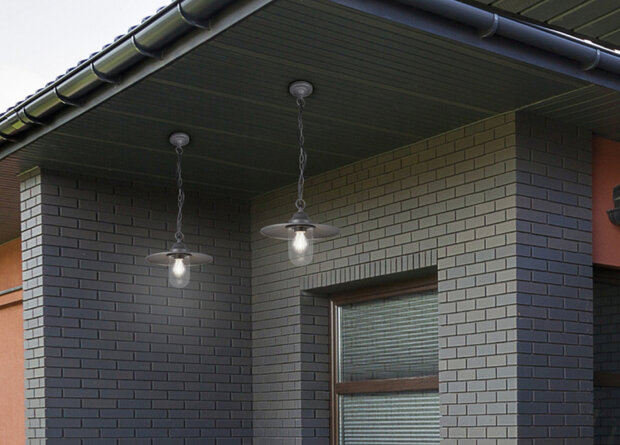 hanglamp Brenta 120 cm 1 x E27 aluminium 40 watt zilver