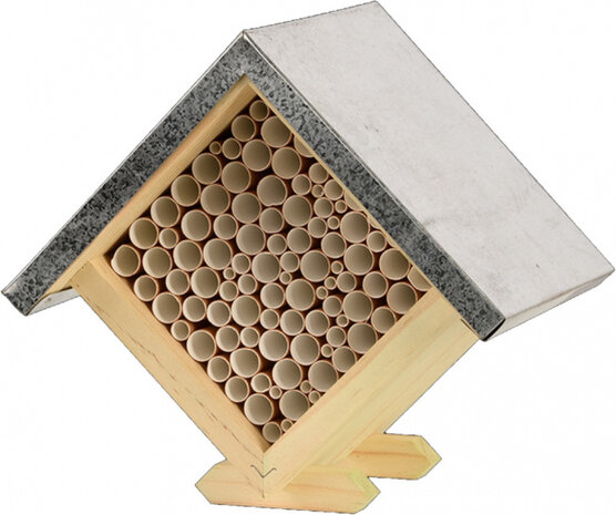 bijenhuis 19,8 x 14,5 x 18,1 cm hout naturel