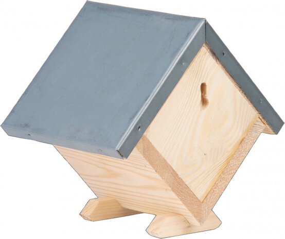 bijenhuis 19,8 x 14,5 x 18,1 cm hout naturel