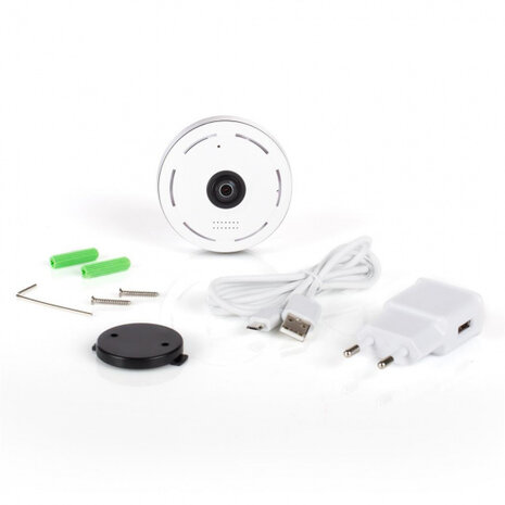 beveiligingscamera C360IP binnen WiFi 360&deg; wit