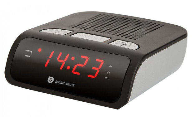 wekkerradio CL-1459 digitaal 15 x 17 x 10 cm zwart