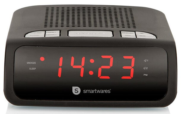 wekkerradio CL-1459 digitaal 15 x 17 x 10 cm zwart