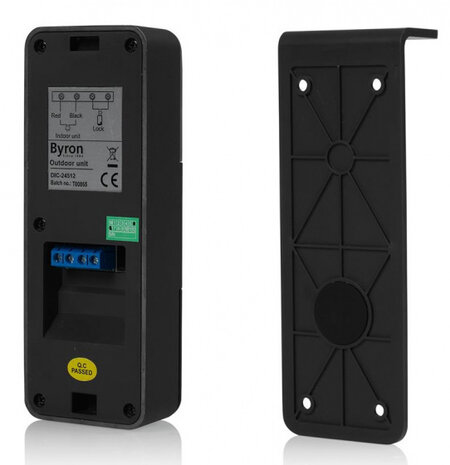 video-intercominstallatie DIC-24312 17,8 cm wit/zwart