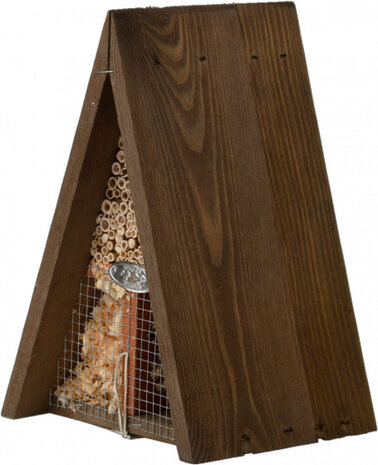insectenhotel 18,7 x 28,2 cm hout bruin