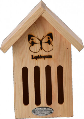 vlinderkast 16,9 x 22,9 cm hout naturel