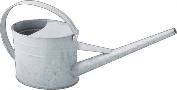 gieter 1,6 liter 42,4 x 19,9 cm zink grijs