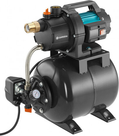 hydrofoorpomp 50 x 34,2 cm 19 liter zwart
