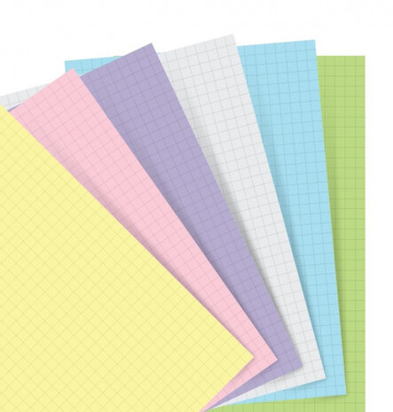 vellen Pocket Ruit 14 x 9 cm papier pastel 60 stuks