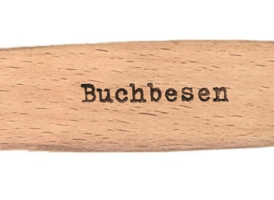 boekenborstel 21 x 4,4 x 3,4 cm FSC hout bruin