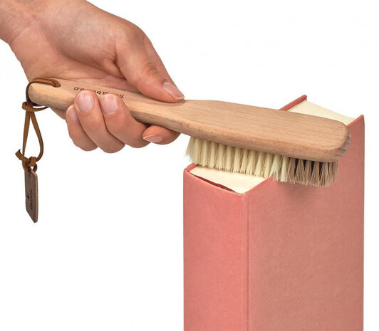 boekenborstel 21 x 4,4 x 3,4 cm FSC hout bruin