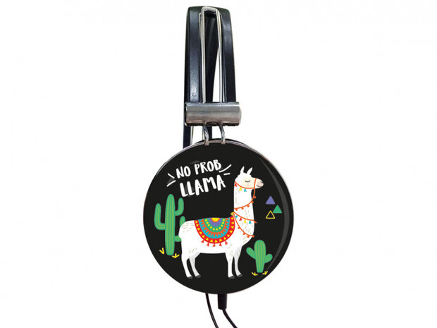 koptelefoon lama junior 3.5 mm pvc/abs zwart