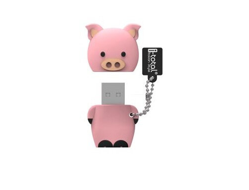Usb-stick varken 9,5 x 4,5 cm 16GB roze