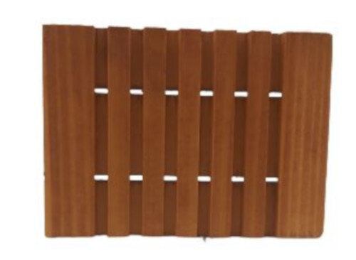 zeephouder 10 x 14 cm hout bruin