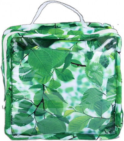 schaduwdoek Bladeren 282 cm polyester groen