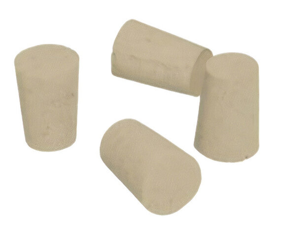 wijnstoppers 3 cm kurk cr&egrave;me 10 stuks