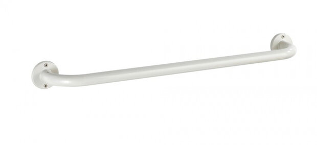 handdoekrek basic 66 x 6 x 9,5 cm RVS wit