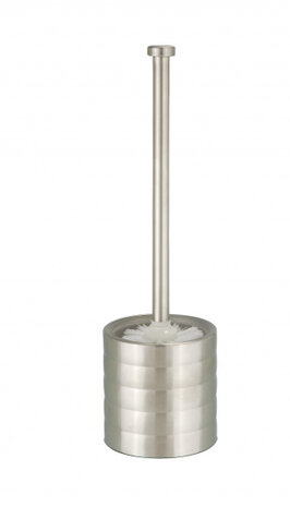toiletborstel Fossano 36 x 10,5 cm RVS zilver 2-delig