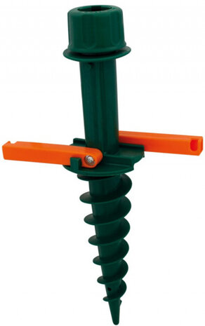parasolhouder 10 x 42 cm PP groen/oranje