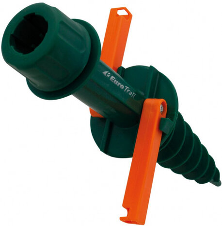 parasolhouder 10 x 42 cm PP groen/oranje