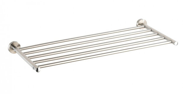 handdoekrek Faella 69,5 x 29,5 cm RVS zilver
