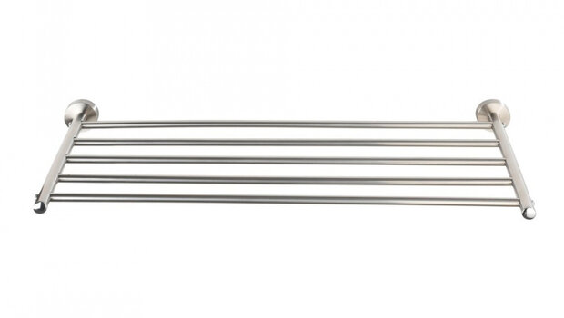 handdoekrek Faella 69,5 x 29,5 cm RVS zilver