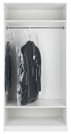 vacu&uuml;mzak kleding 145 x 70 cm transparant
