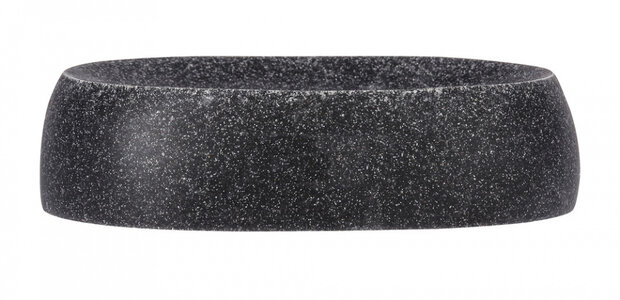 zeephouder Puro 12,5 x 8,9 cm polyresin antraciet