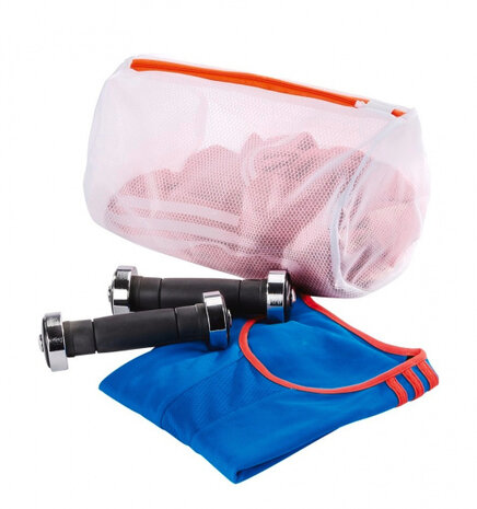 wasnet sportkleding 20 x 30 cm polyester wit