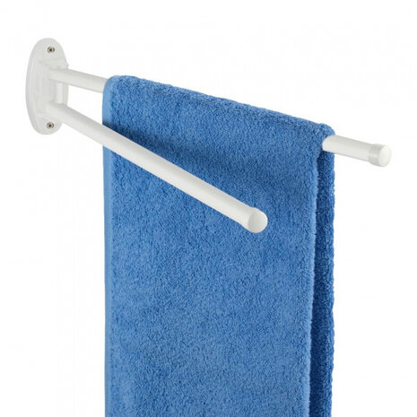 handdoekhouder Basic 41 cm staal wit