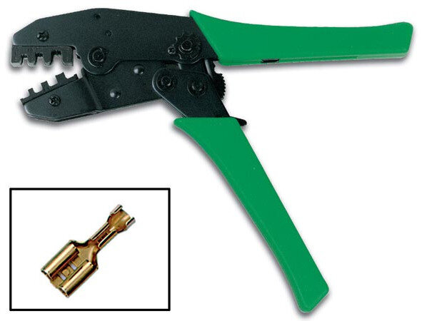 krimptang niet-ge&iuml;soleerde connectoren 220 mm staal