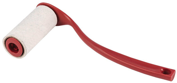 pluizenroller 10 meter 12 x 29 cm papier rood