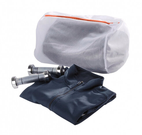 wasnet sportkleding 30 x 40 cm polyester wit