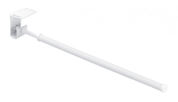handdoekhouder Basic 43-77 cm staal wit
