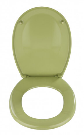 toiletbril Bergamo 35 x 44,4 cm duroplast/RVS groen