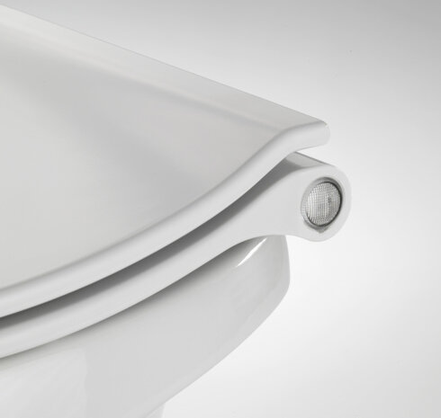 toiletbril Premium LED 36,8 x 44 cm MDF wit