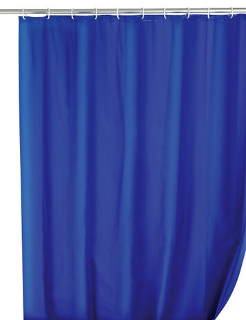 douchegordijn 180 x 200 cm polyetheen donkerblauw