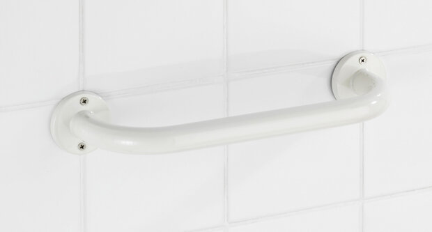 bad- &amp; douchegreep Basic 36 x 9,5 x 6 cm RVS wit