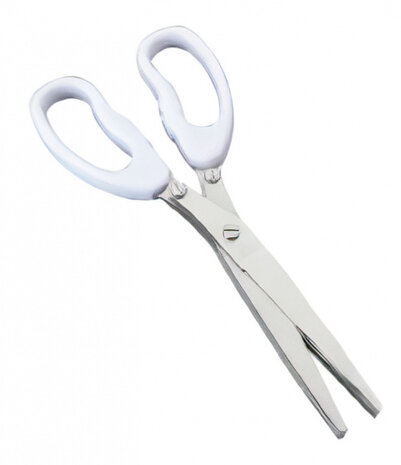 keukenschaar 19 cm RVS wit/zilver