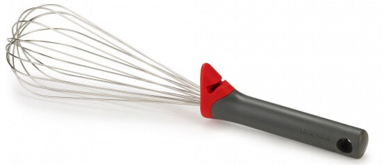 garde 31,5 x 7 cm RVS/siliconen grijs/rood