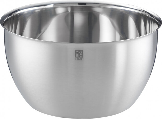 mengkom Basic Line 16 cm RVS zilver