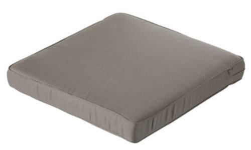 loungekussen Rib 60 x 60 x 8 cm dralon taupe