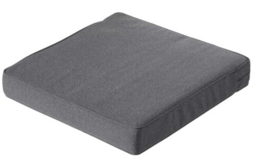 loungekussen Manchester 60 x 60 x 10 cm dralon grijs