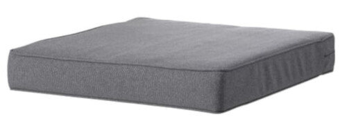 loungekussen Manchester 60 x 60 x 10 cm dralon grijs