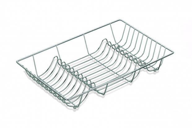 afdruiprek Loop 48 x 31,5 cm chroom zilver