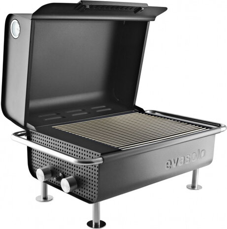 gasbarbecue Box 60 x 40 x 34 cm zwart