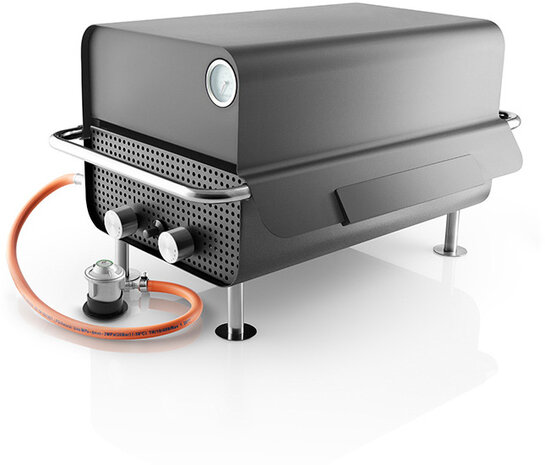 gasbarbecue Box 60 x 40 x 34 cm zwart