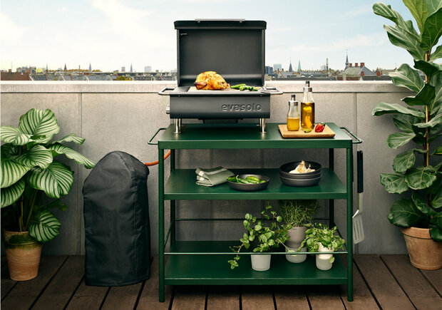 gasbarbecue Box 60 x 40 x 34 cm zwart