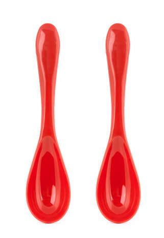 lepel clips 22 x 10 x 2 cm rood 2 stuks